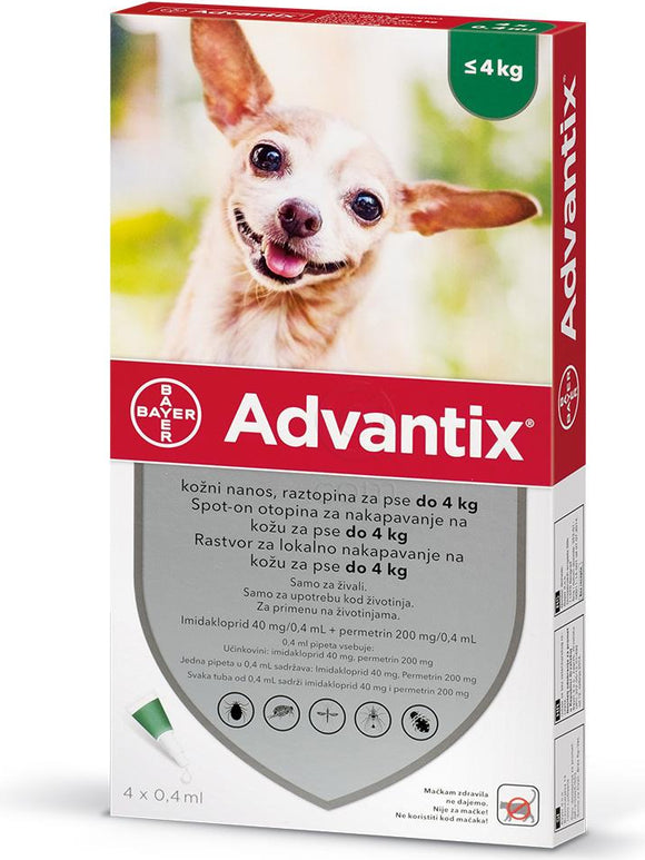 Advantix 40 (0-4kg, 0.4ml)