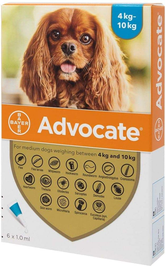 Advocate Dogs (4-10kg, 1ml)