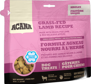 Acana Freeze Dried Dog Treats Grass-Fed Lamb Singles (35g)