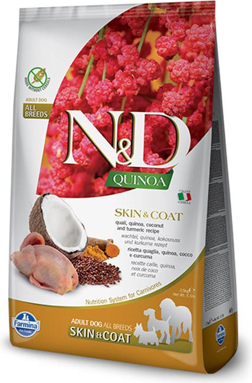 N&D Quinoa Skin & Coat Quail & Coconut