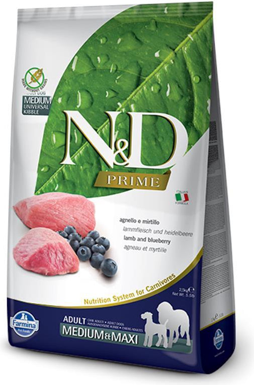 N&D Prime Medium & Maxi Lamb & Blueberry