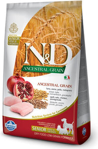N&D Ancestral Grain Senior Medium & Maxi Chicken & Pomegranate