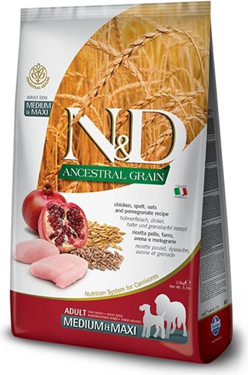 N&D Ancestral Grain Medium & Maxi Chicken & Pomegranate